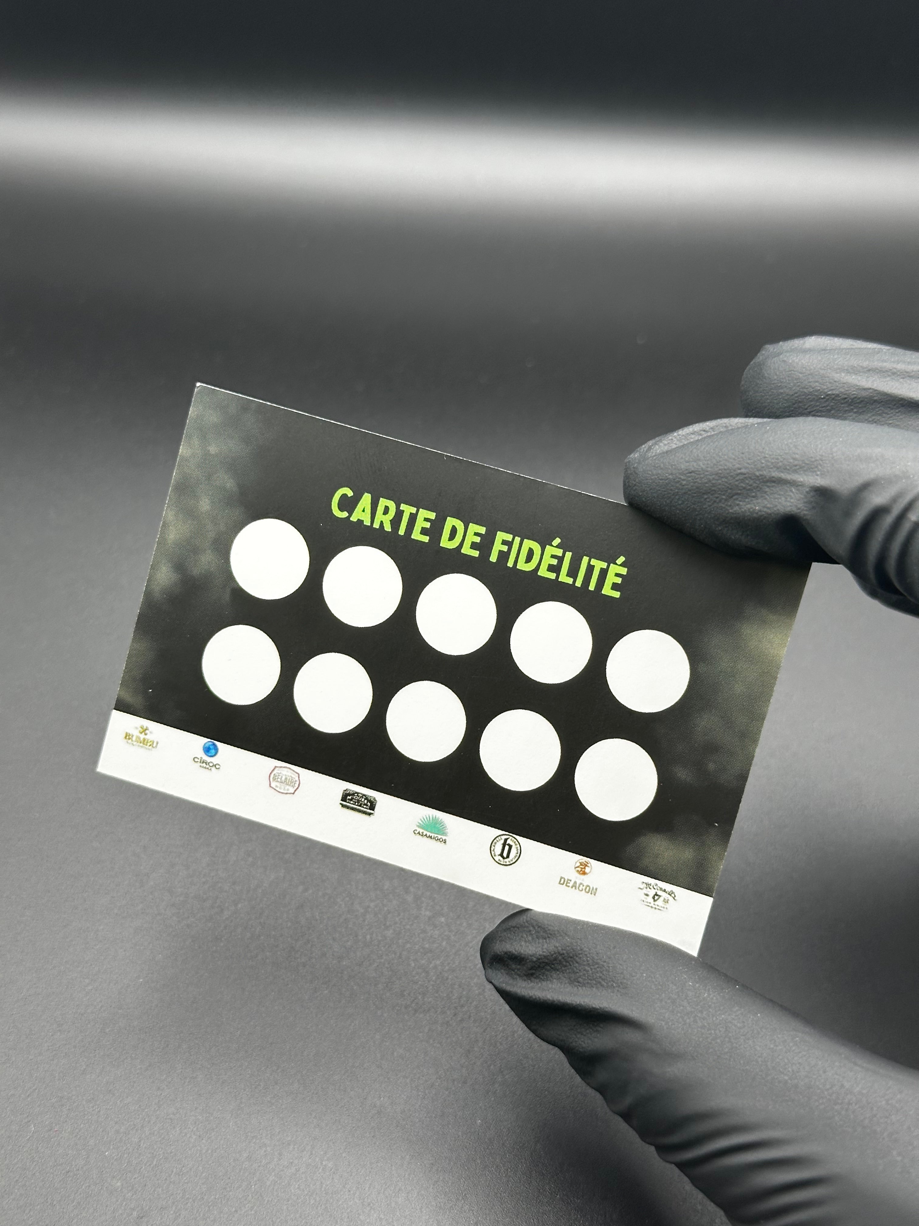 Cartes de fidélité et cartes de visite personnalisées