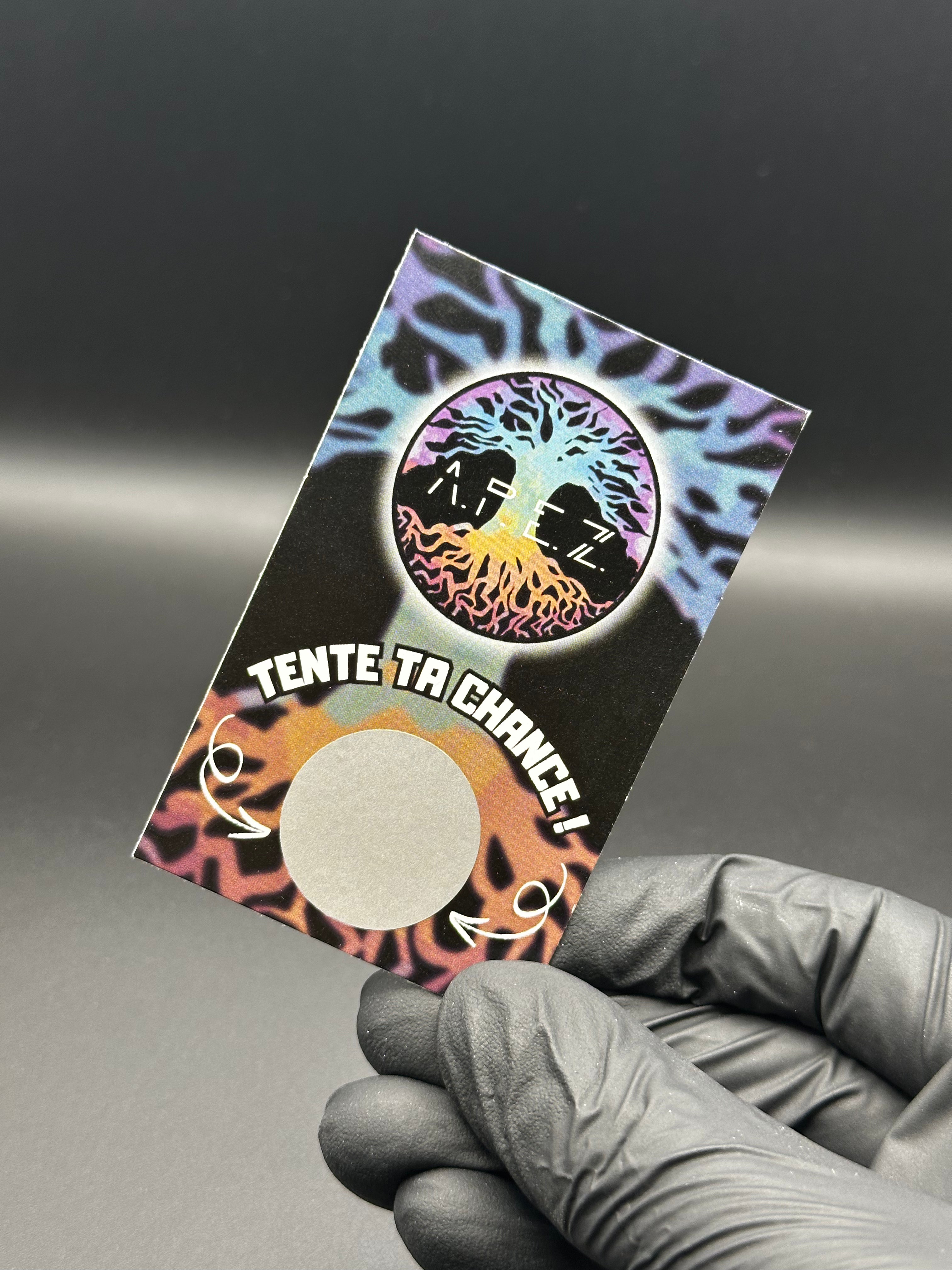 Ticket à gratter personnalisés